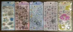 【正規品】うるちゅるポップシール等 サンリオ 5枚セット
