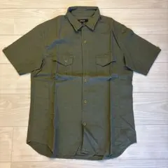 COMME CA ISM 半袖シャツ L オリーブグリーンのサムネイル