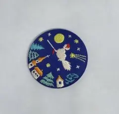 スタジオジブリ　魔女の宅急便　刺繍ブローチ