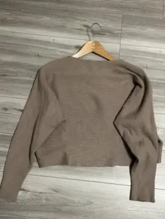 Mila Owen♡クロップド丈ニット　ベージュ