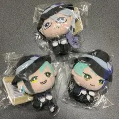 ツイステ モアプラス マスコット ぬいぐるみ 寮服 アズール　ジェイド フロイド