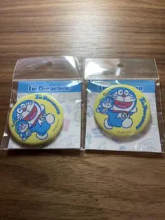 ドラえもん 缶バッジ 2個セット 50周年