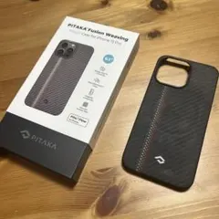 PITAKAフュージョンウェービングiPhone13プロケース　ワイヤレス充電可