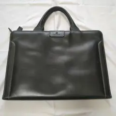 DEUX MONCE ネイビー レザーバッグ