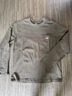 DANTON 長袖 ポケットTシャツ グレーのサムネイル
