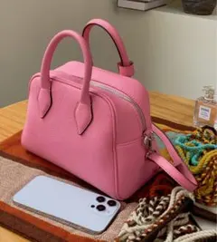 旅行用レザーバッグ　レザー　本革　レディース　牛革ショルダーバッグ　2way