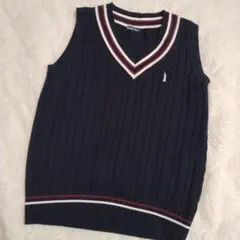 イーストボーイ　ネイビー Vネック スクールベスト サイズ9