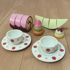 マザーガーデン いちご ティーカップセット ロールケーキ他のサムネイル