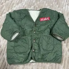 エックスガール　80cm リバーシブルコート X-girl