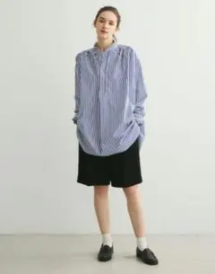 トラディショナルウェザーウェア GATHERD FRILL SHIRT 2wayのサムネイル