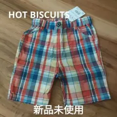 HOT BISCUITS チェック柄ハーフパンツ 90