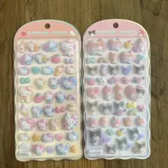 コットンパフィーシール2枚セット