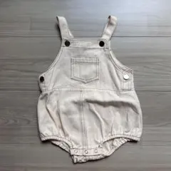SHEIN TEMU＊デニムオーバーオール ホワイトデニム
