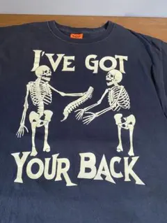 ハロウィン 骸骨 Tシャツ グローインザダーク蛍光