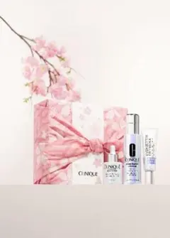 風呂敷 CLINIQUE クリニーク 桜柄 ピンク