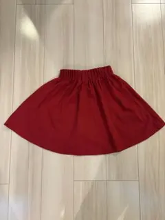 グローバルワーク インナーツキカラフルスカート XXL 130-140 赤