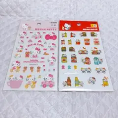 韓国　ダイソー　ハローキティ　キティ　ぷっくり　シール　新品未開封