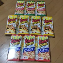 とんがりコーン あっさり塩 焼とうもろこし チーズタッカルビ お菓子 まとめ売りのサムネイル
