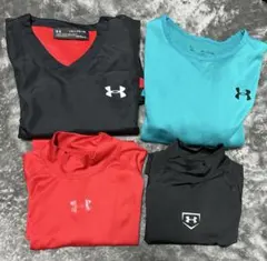 150.160サイズ　アンダーアーマー　ウインドブレーカー他まとめ売り4枚セット