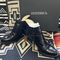 ⭐︎ HYSTERIC 山羊ブラックレザー ⭐︎中ヒールブーツ⭐︎