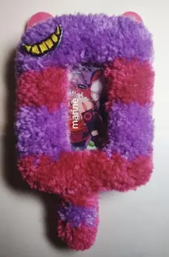 パンチニードル　トレカケース ふわふわ猫