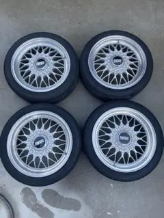 激レア 美品 BBS RS045 15インチ 6J 新タイヤ4穴 PCD100 激レア 美品 BBS RS045 15インチ 6J 新タイヤ4穴 PCD100 - メルカリ