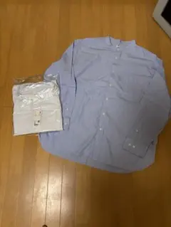 ユニクロ スタンドカラーシャツ2枚セット 3XL