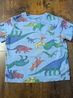 babyGAP 恐竜柄 Tシャツ 2歳用 95cm 青のサムネイル