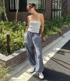 ROXY ONE DAY PANTS/ロキシーウエストゴムスポーティボトムス