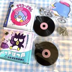 はぴだんぶい ガチャ レコード型ボールチェーン タキシードサム バッドばつ丸