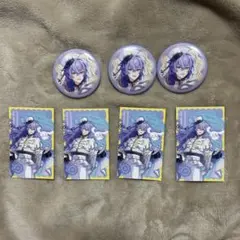 にじさんじ　星導ショウ　サンリオ　フォト風カード　缶バッジ　Dytica