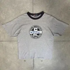 CHAPS　ラルフローレン　リンガーTシャツ　サークルロゴ　プリント　90s