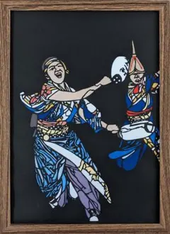 切り絵（よさこい祭り）