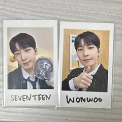 SEVENTEEN Holiday インスタントフォトカード ステッカー ウォヌ