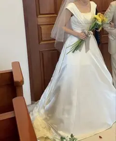 美品　Aラインウェディングドレス