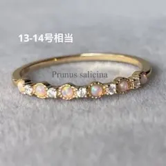 24KGP パヴェジルコニアダイヤ ゴールドフローラルクロスリング - メルカリ