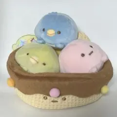 【すみっコぐらし　ぺんぺんアイスクリーム】シーンぬいぐるみ（アイス）