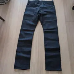 ダークデニム ストレートジーンズ