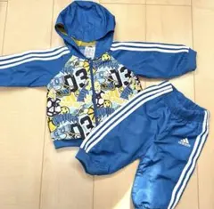 美品 アディダス adidas ベビー ジャージ 上下 セットアップ 70サイズ