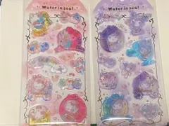 【未開封】ハローキティ&クロミ　キラキラ　ウォーターインシール　サンリオ　正規品