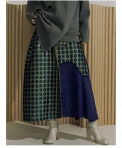 アンスリード マルチカラー パネル ロングスカート＋セットアップ