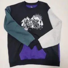 go slow caravan マルチカラー スウェット
