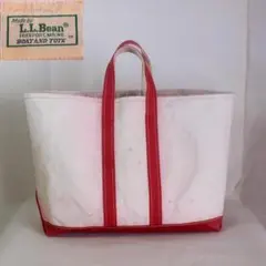 エルエルビーン トートバッグ 80s レッド 2色タグ ギザタグ Mサイズ