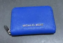 マイケルコース カードケース 青