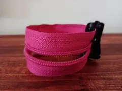 ハンドメイド　ファスナー　ブレスレット　古着　アップサイクル