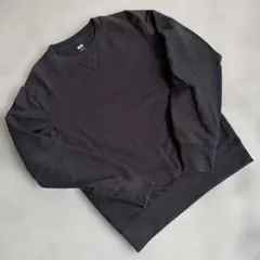 UNIQLO クルーネック スウェット ブラック XS