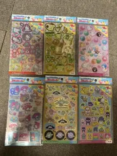 サンリオキャラクターズシール 6枚セット