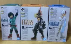 一番くじヒロアカ　Begin the HERO 緑谷出久　爆豪勝己　轟焦凍