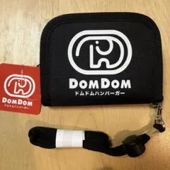 ドムぞうくん　ドムドムバーガー　ロゴ　象　ストラップ付き ウォレット　お財布のサムネイル