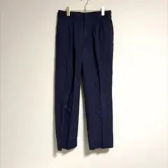 マークトウェイン パンツ ストレート 無地 31X30 紺 綿 日本 M